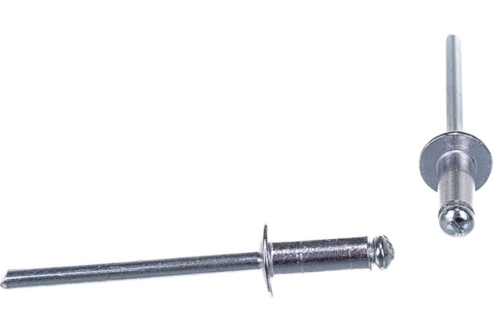 Заклепка алюминиевая Кобальт 918-498 вытяжные 4,0х10 мм (500 шт.)