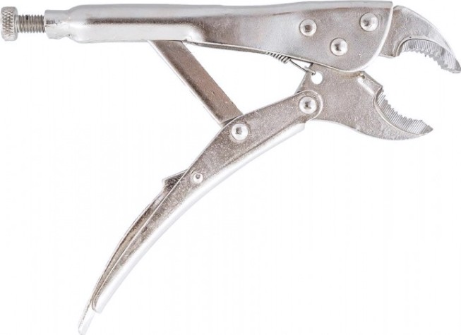 Зажим Кобальт 244-247 полукруглые губки, 180 мм